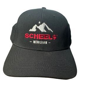 Scheels Meridian Black Snapback Hat‎ Cap